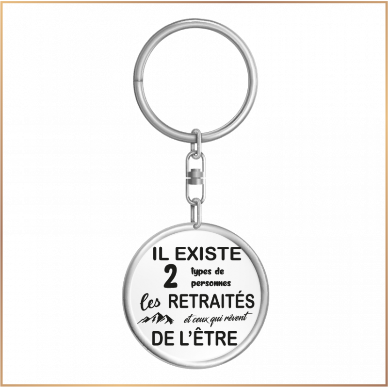 Porte clé - Il existe deux types de personnes... - Brod N' Flock