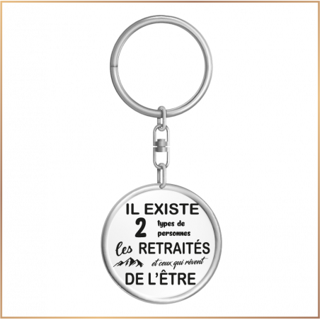 Porte clé - Il existe deux types de personnes... - Brod N' Flock
