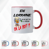 Mug - En lorraine on ne subit pas la pression on boit - Brod N' Flock