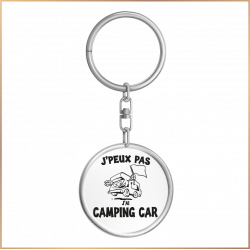 Porte clé - J'peux pas j'ai camping car - Brod N' Flock