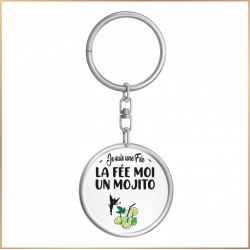 Porte clé - La fée moi un Mojito - Brod N' Flock