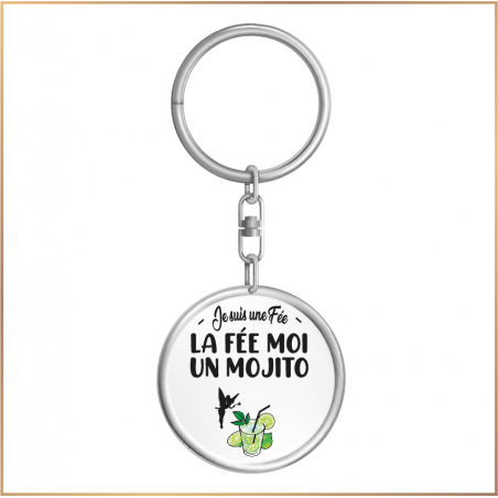 Porte clé - La fée moi un Mojito - Brod N' Flock