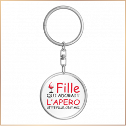 Porte clé - Il était une fois une fille qui adorait... - Brod N' Flock