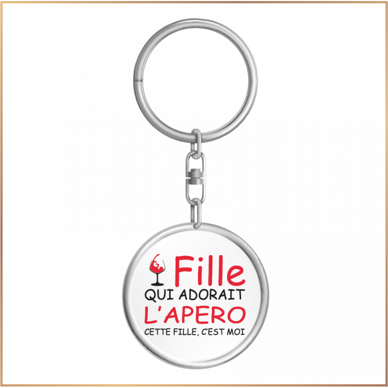 Porte clé - Il était une fois une fille qui adorait... - Brod N' Flock