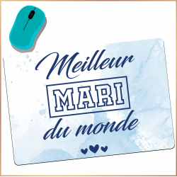 Tapis de souris - Meilleur mari du monde - Brod N' Flock