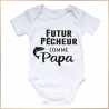 Body bébé - Futur pêcheur comme papa - Brod N' Flock