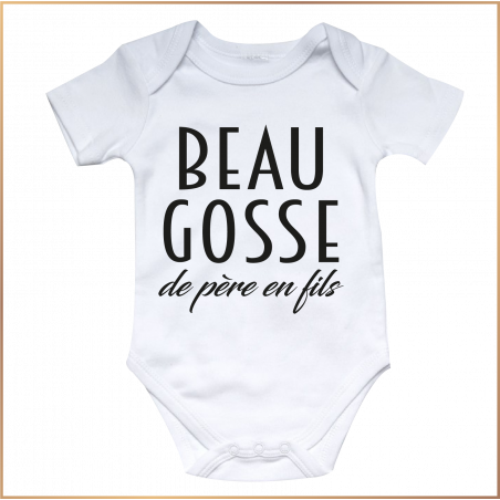 Body bébé - Beau gosse de père en fils - Brod N' Flock