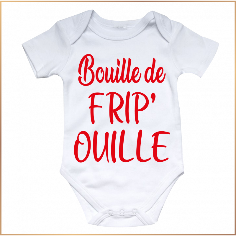 Body bébé - Bouille de frip' ouille - Brod N' Flock