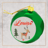 Boule de Noël - Petit renne avec prénom - Brod N' Flock