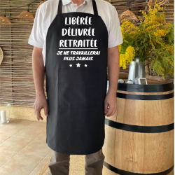 Tablier - Libérée délivrée retraitée - Brod N' Flock