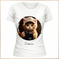 T-shirt - Personnalisation photo et prénom - Brod N' Flock