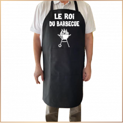 Tablier - Le roi du barbecue - Brod N' Flock