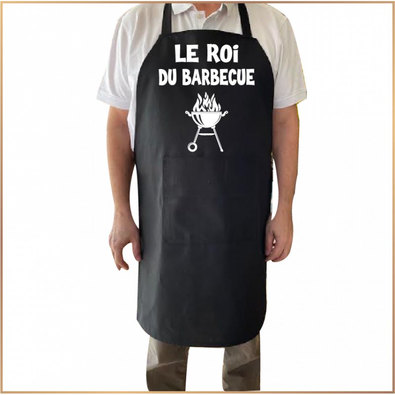 Tablier - Le roi du barbecue - Brod N' Flock