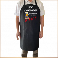 Tablier -  En lorraine on ne subit pas la pression - Brod N' Flock